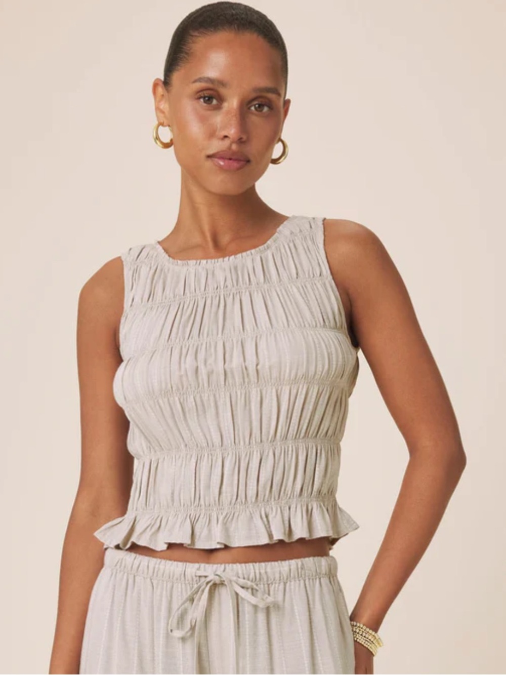 SPLENDID Bianca Smocked Tank XS